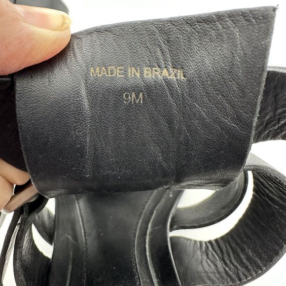 VERA WANG LAVENDER Hunter Green Strappy 4.5" SANDALS Heels Size 9M - Picture 5 of 6